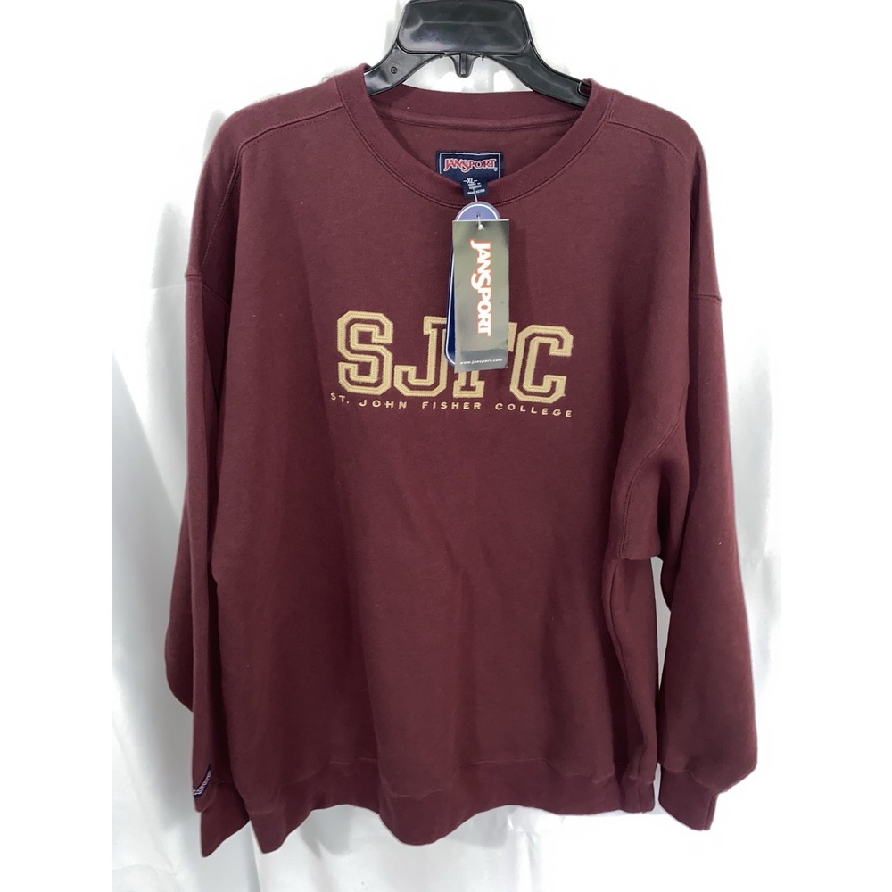 NWT St John Fisher College JanSport Crew Neck Sweatshirt XL